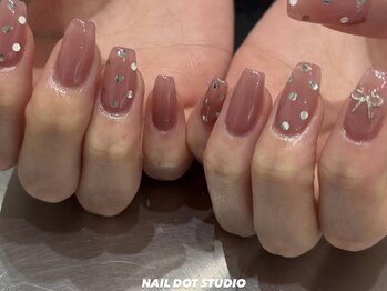 ドット×リボン