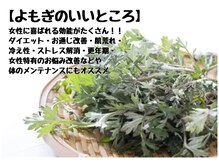 イヤシスプラス イオンモール神戸北店/【よもぎのいいところ】　神戸