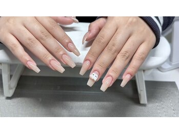 チップ長さだしワンカラー 