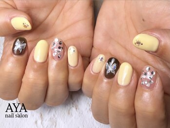 アヤ(AYA)の写真/爪の悩みを解消！自爪を傷めないフィルインで、理想の持ち・艶・フォルムを実現しませんか？◎