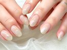ぷっくりオーロラニュアンスnail