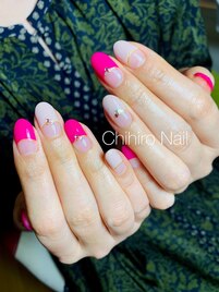 ２色のフレンチデザイン