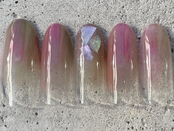 フリークネイル(FREAK Nail)/くすみピンクシェル ¥7000