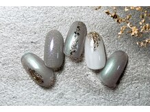 バブル シュガー バイ ネイルクローネ(bublle sugar by.nail crone)/シンプルラメネイル