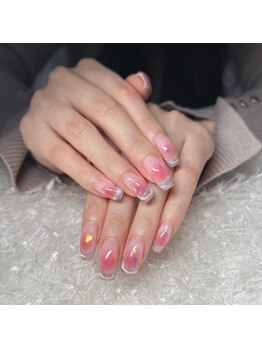 ベリール(Belire)/チークネイル☆フレンチ☆オフ