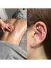 【人気メニュー】リンパ60分＋耳つぼジュエリーシンプル(両耳で10粒) ¥9,900