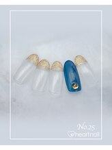 はあとねいる 湘南茅ヶ崎店/ハンドネイル　Design　NO.25