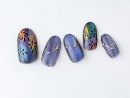 花火ネイル