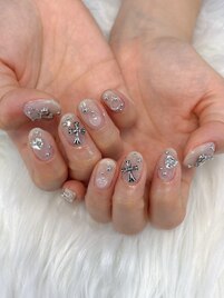 クロスショートネイル