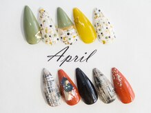 エイプリルプラス(April plus)/ツイードネイル