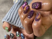 ルアナ(Luana)/マグネット　ニュアンス　ネイル