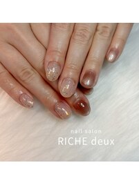 微粒子マグネット×オーロララメ