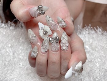 レアネイル 新宿(le'a nail)/ゴテゴテネイル