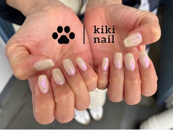 キキネイル 二子玉川(kikinail)/ミラーネイル/梅雨ネイル