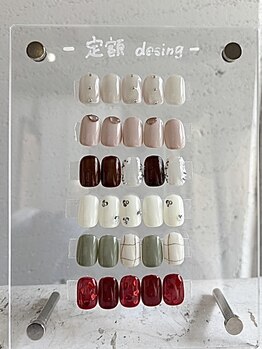 トレンチ(TRENCH)の写真/シンプルもお任せ！新規も再来も嬉しい定額デザインで指先を彩るネイルサロン★