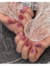 ￥3850　ボルドーネイル
