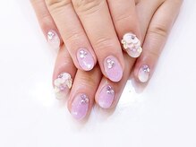 ネイルコレクション ベビーピンク(Baby Pink)/ジェルアート放題★３Ｄフラワー