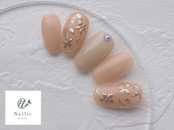 ネイリット 銀座(Nailit)/METALLIC FROWER¥9800【¥10780】