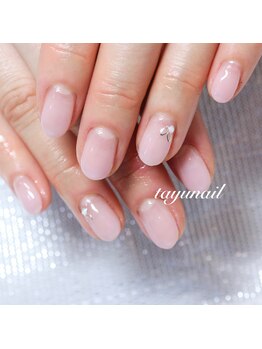たゆ ネイル(たゆnail)/桜ピンクグラデーションネイル＊