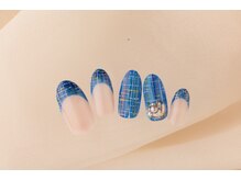 ヴァンネイル(VINGT NAIL nail&eye beauty)/ツイードフレンチネイル