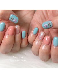 花束ネイル