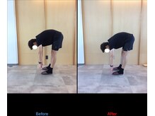 徳島藍住整骨院 ザ ビー(THE B)/ピラティス初回体験before/after