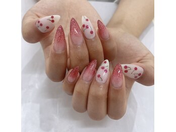 ワイズビューティ 梅田店(y’s beauty)/*さくらんぼネイル*