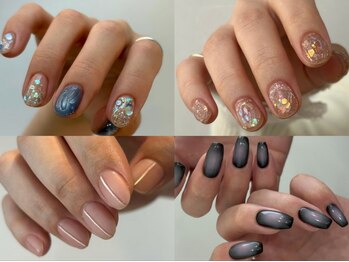 ロウズネイル 国分寺店(LOEWS NAIL)の写真/≪Simple Art≫＆≪Nuance Art≫何度でも楽しめる大人可愛いアーティスティックな2つの定額コース[国分寺]