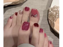 スーパーガール(supergirl)/【foot】フット親指2本アート