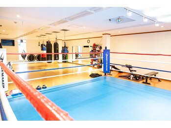 さくらボクシングジム/５ｍ四方の広々としたリング