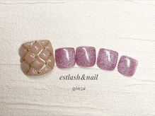 エストラッシュアンドネイル 銀座店(est lash&nail)/フットキルティングネイル