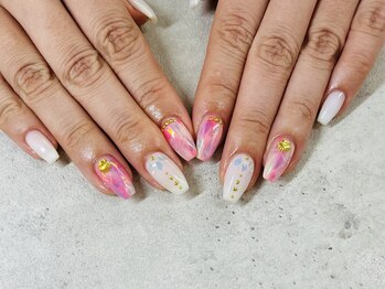 ネイルサロン ドゥ(Nail Salon Doux)/【ほり】初夏ネイル