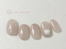 ネイルメゾン 梅田(NAIL MAISON)/白バラパール