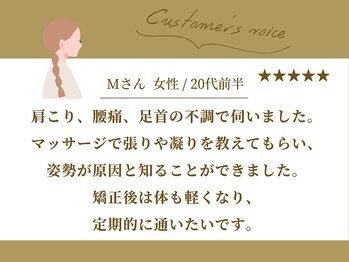 八王子北口整骨院/お客様からの口コミ紹介4