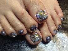 ラウト デコレーションアンドネイルサロン(Lauto Decoration&Nail Salon)/ギラギラフットネイル