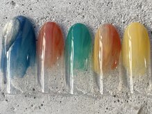 フリークネイル(FREAK Nail)/カラフルニュアンス ¥7000