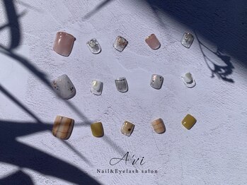 ネイルアンドアイラッシュ アヴィ(Nail and Eyelash A'vi)/9月定額デザイン