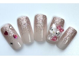 学割限定定額ネイル