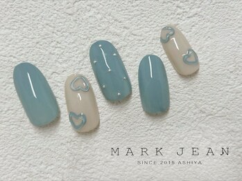 マークジーン 姫路(MARK JEAN)/209. ハート スタッズ ブルー