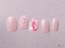 アイネイルズ 横浜WEST店(I-nails)/マーブルホイップ7480円