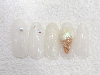 リノ ネイル(Rino nail)/7月の新作　アイスクリーム707b2