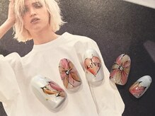 ネイルアンドアイラッシュサロン エスポアール(nail&eyelash salon espoir)/花柄ネイル　120分コース