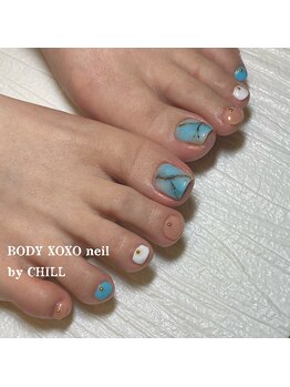 ボディ キス(BODY XOXO)/天然石風ターコイズ