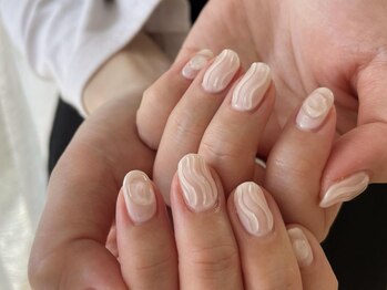 キキネイル 二子玉川(kikinail)/ぷっくりしずくネイル　春ネイル