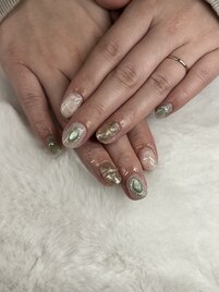 緑マグ×ミラーアート
