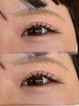 ビーステラ 横浜元町店(B-STELLA) まつエク　セクシーデザイン最後は束感しあげ