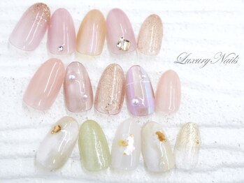 ラグジュアリー ネイルズ(Luxury Nails)の写真/【パラジェル導入サロン】上質ネイルを提供☆指先に美の魔法をかける高リピート率!幅広い定額コ-ス♪