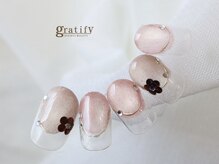 グラティフィー 梅田店(gratify)/伸びても気にならい逆フレンチ