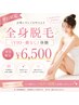 【平日限定】全身脱毛(VIO・顔除く)体験