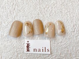 フラワーアクセサリーネイル